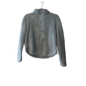 Wallflower Blue Fleece Pullover, Small